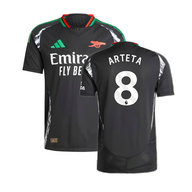 2024-2025 Arsenal Authentic Away Shirt (Arteta 8)-SoccerKits Hub | Buy Soccer Jerseys Online